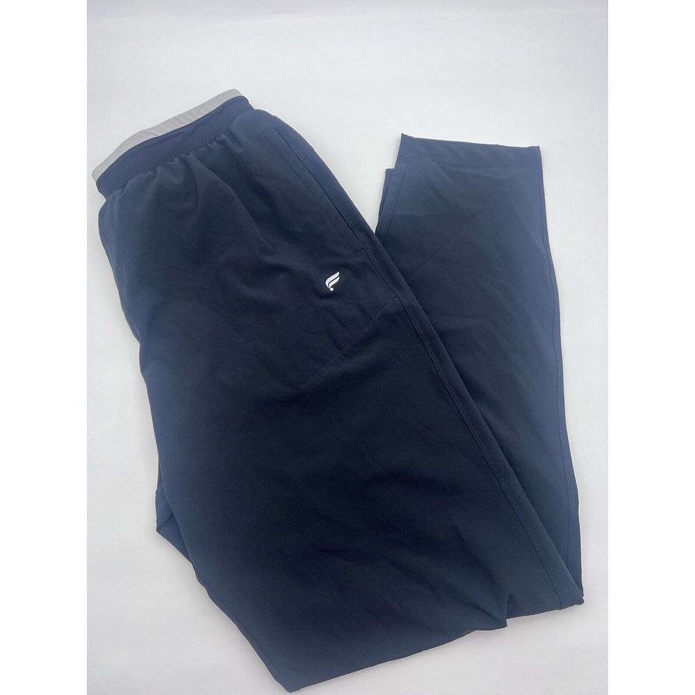 Fabletics The Fundamental Pant Black Athletic Men's Large Athleisure Stretch